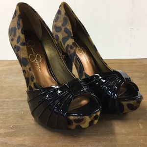 Jessica Simpson Leopard Pumps